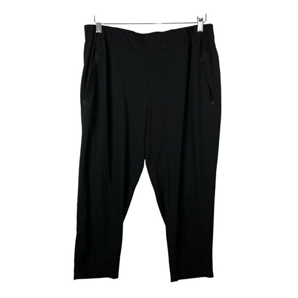 Guess Women's Size XL Dress‎ Pants Straight Pants  Black Pull On Solid Workwear - Picture 1 of 11